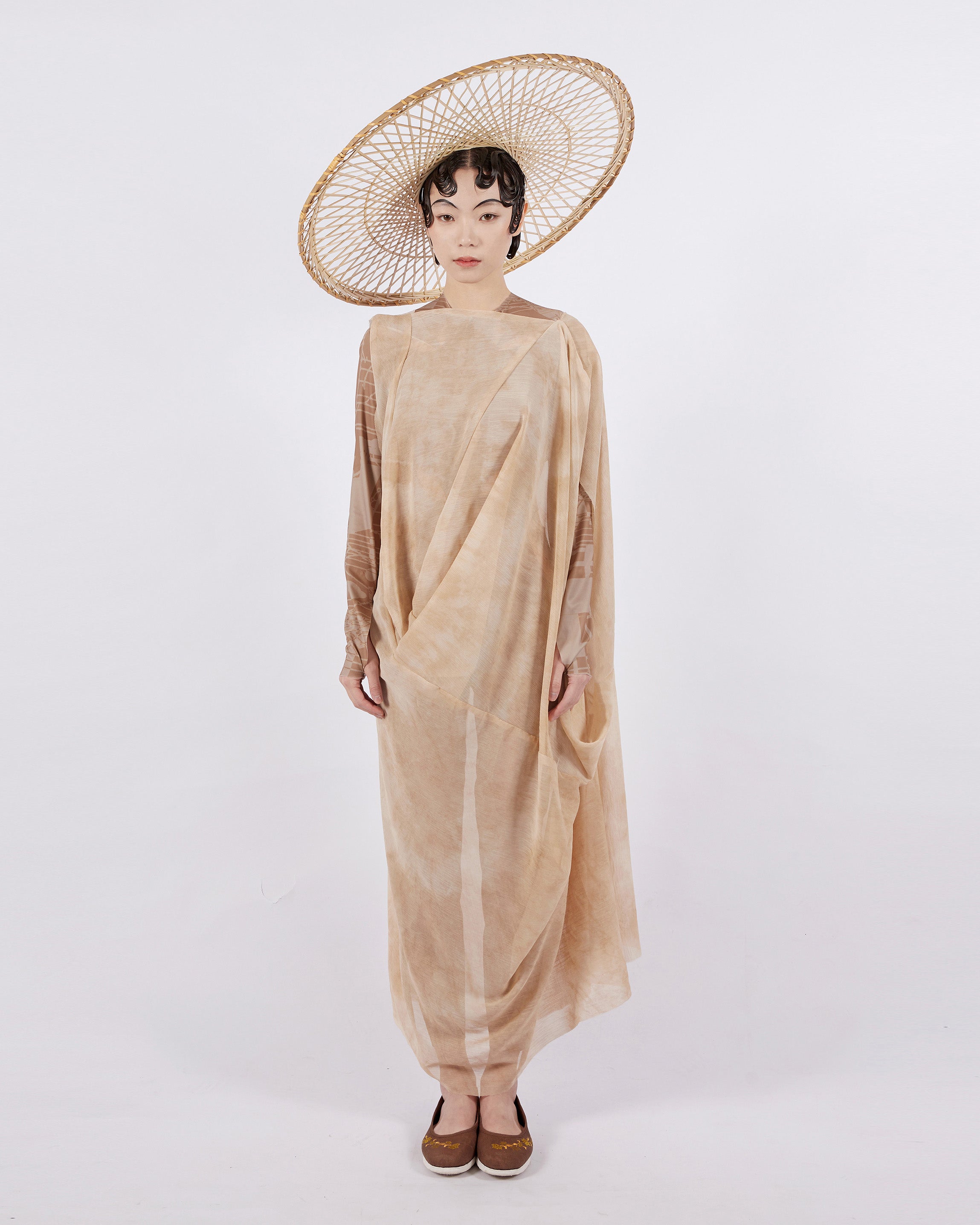 Herb Dye Chinse Silk Robe