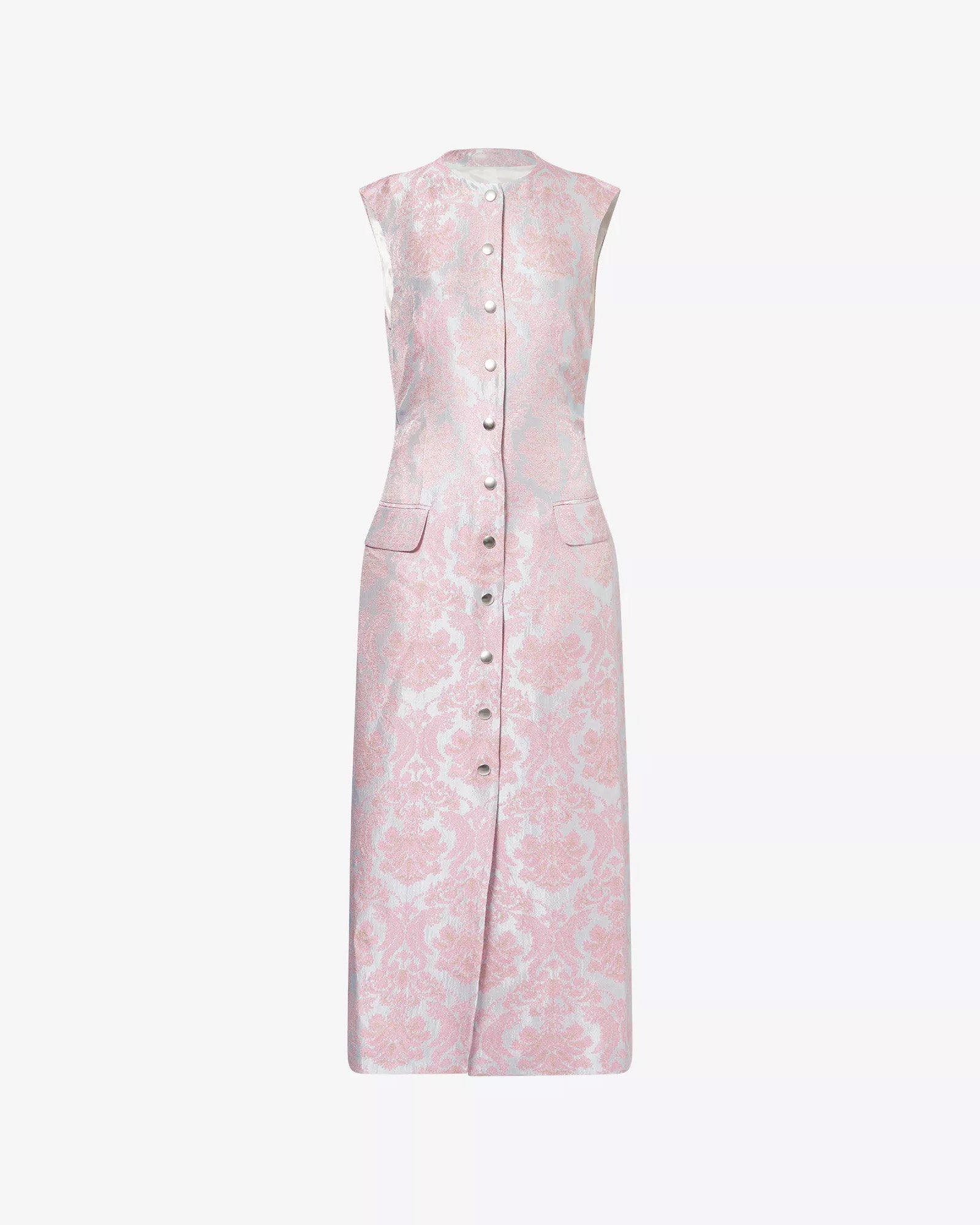 Floral Sleeveless Woven Midi Dress