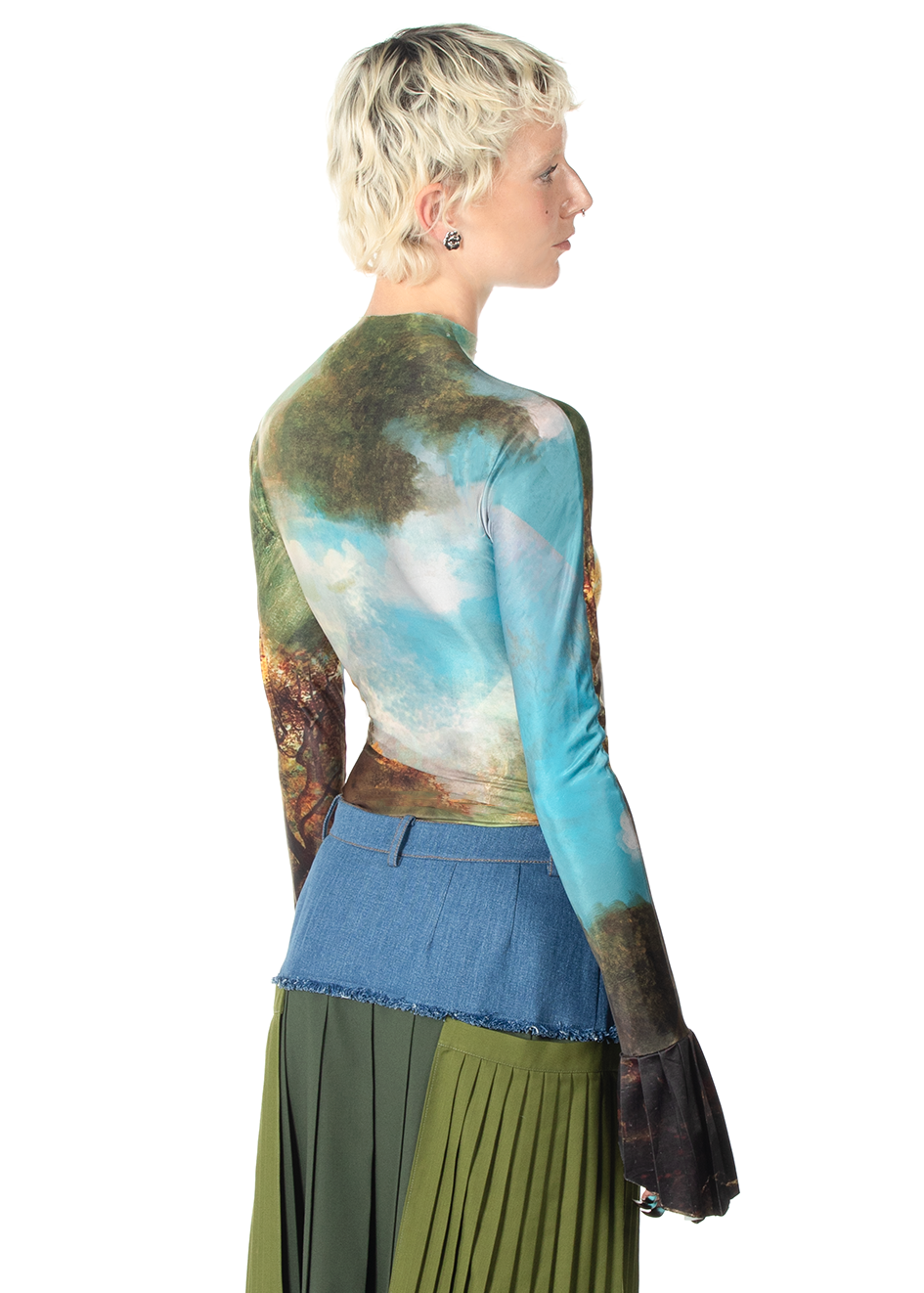 Pisces Printed Top Side