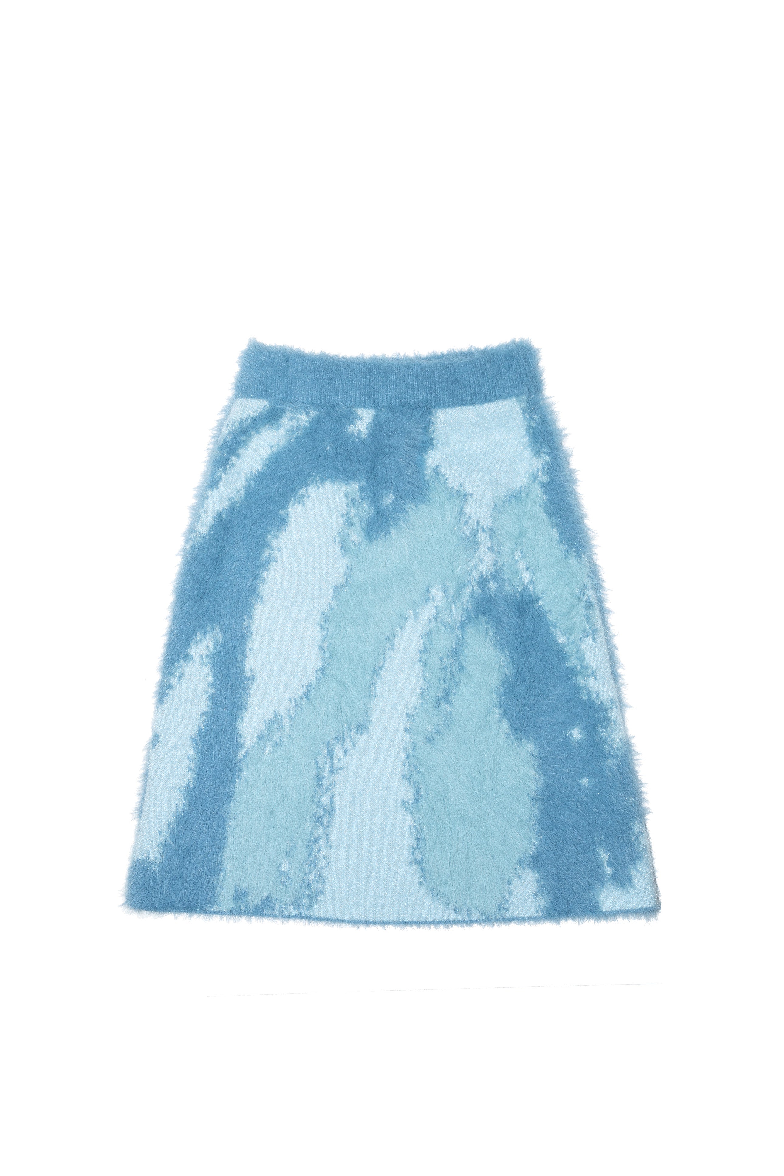 Aqua Drift Textured Skirt