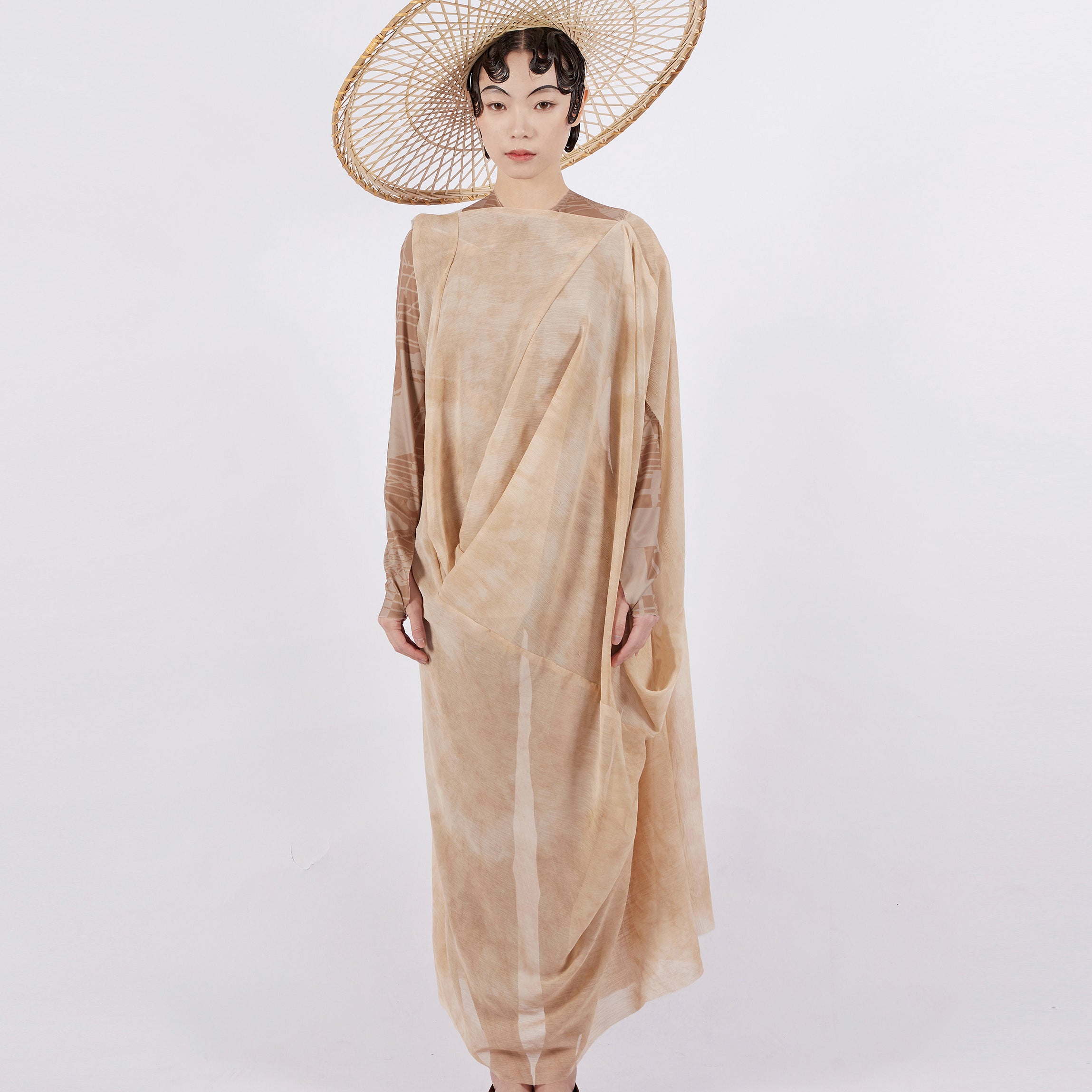 Herb Dye Chinse Silk Robe