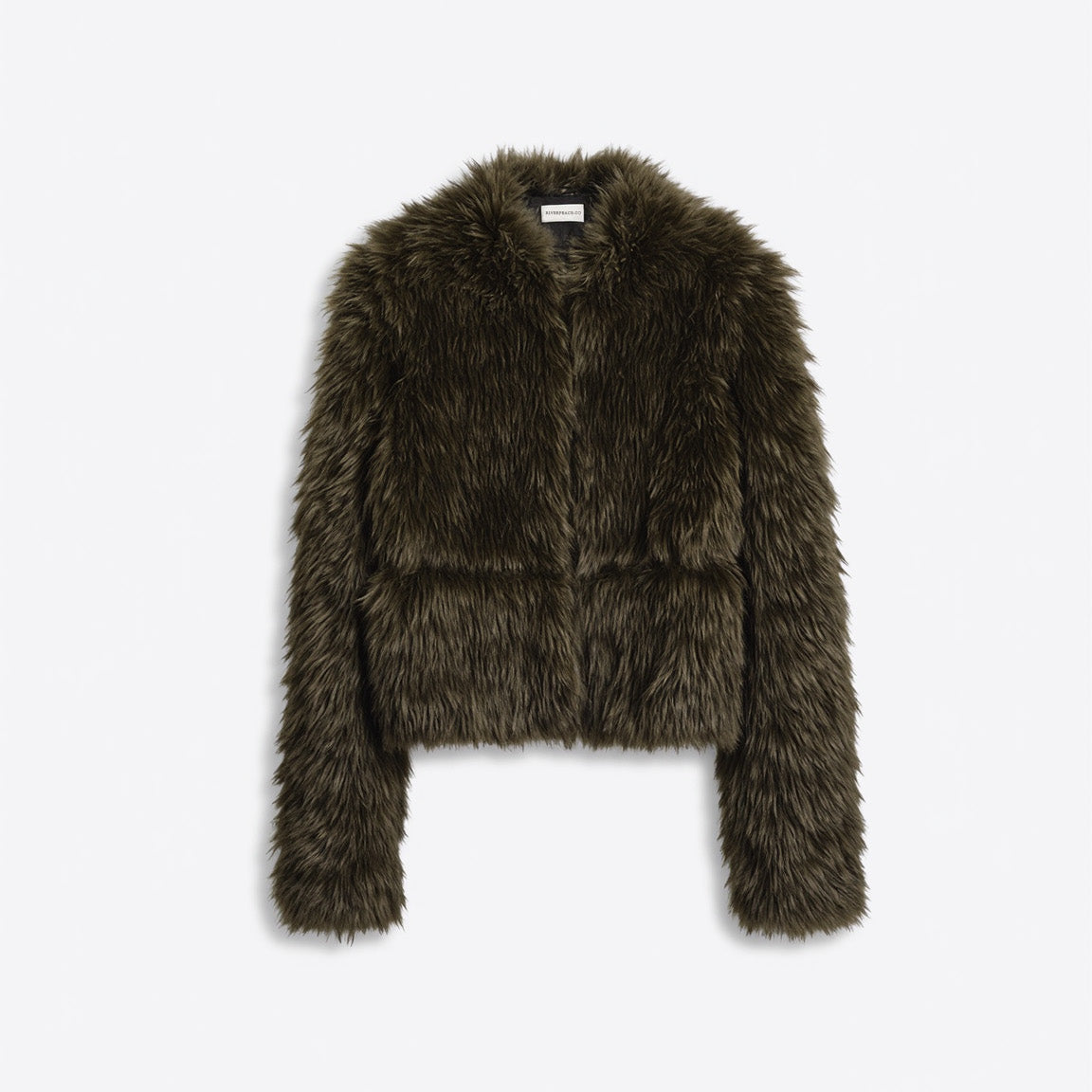 Olive Luxe Faux Fur Coat