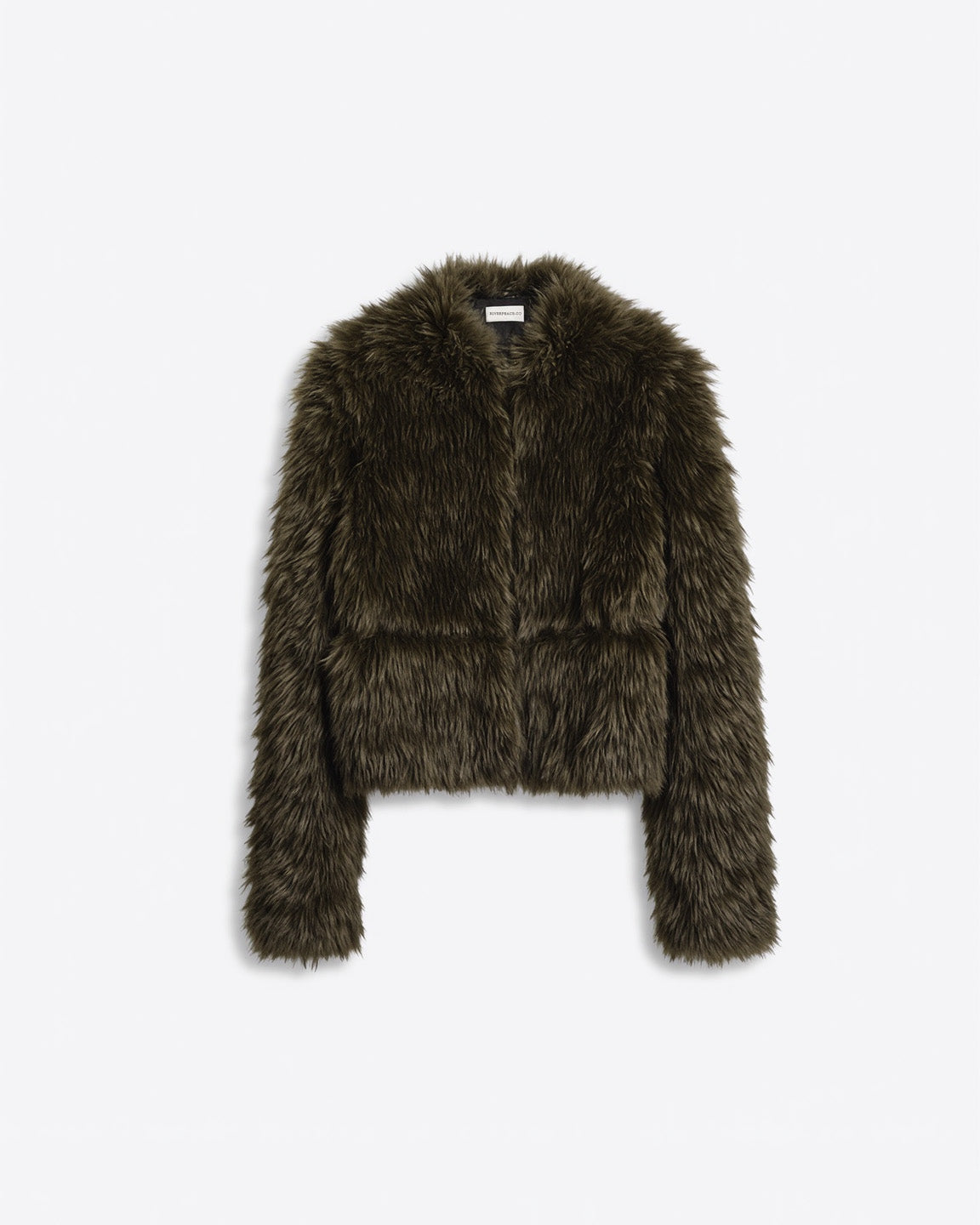 Olive Luxe Faux Fur Coat
