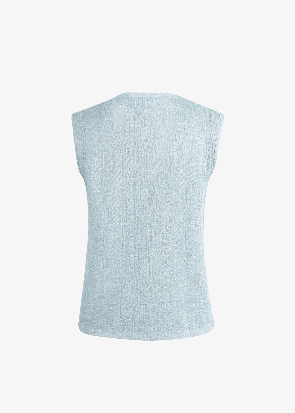 Aqua drift knit top back