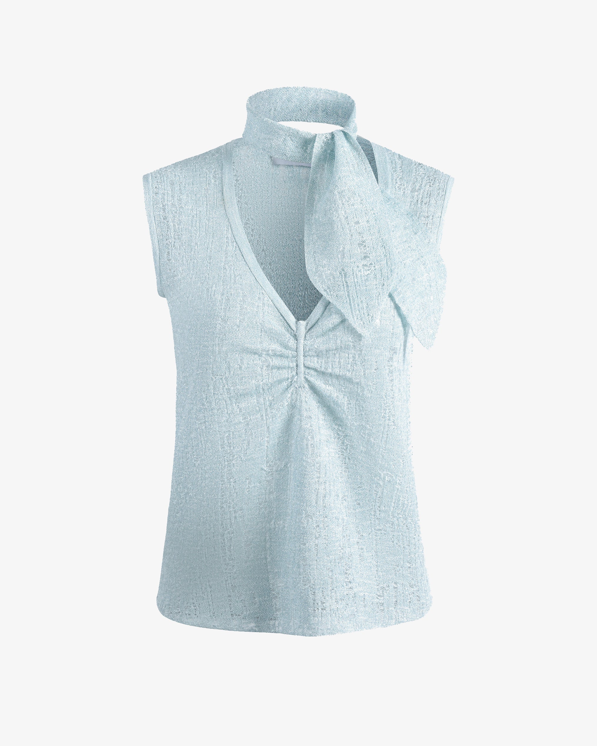 Aqua drift knit top