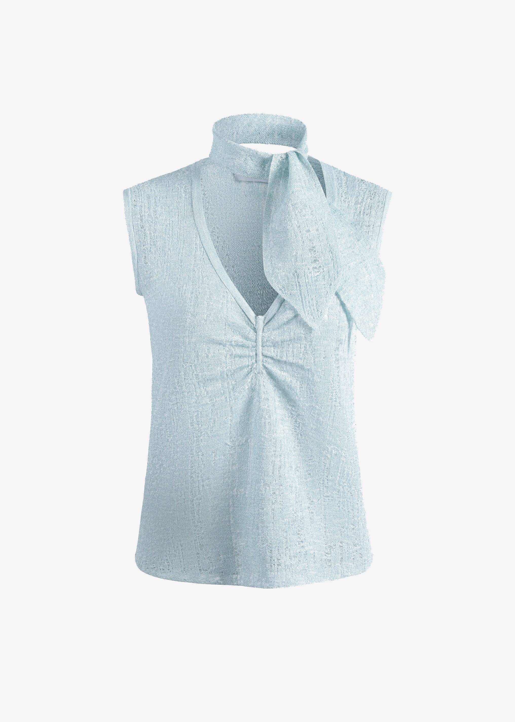 Aqua drift knit top