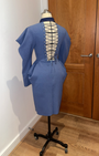 Cowl Sleeve Dress in Back