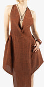 Silk Maxi Dress detail