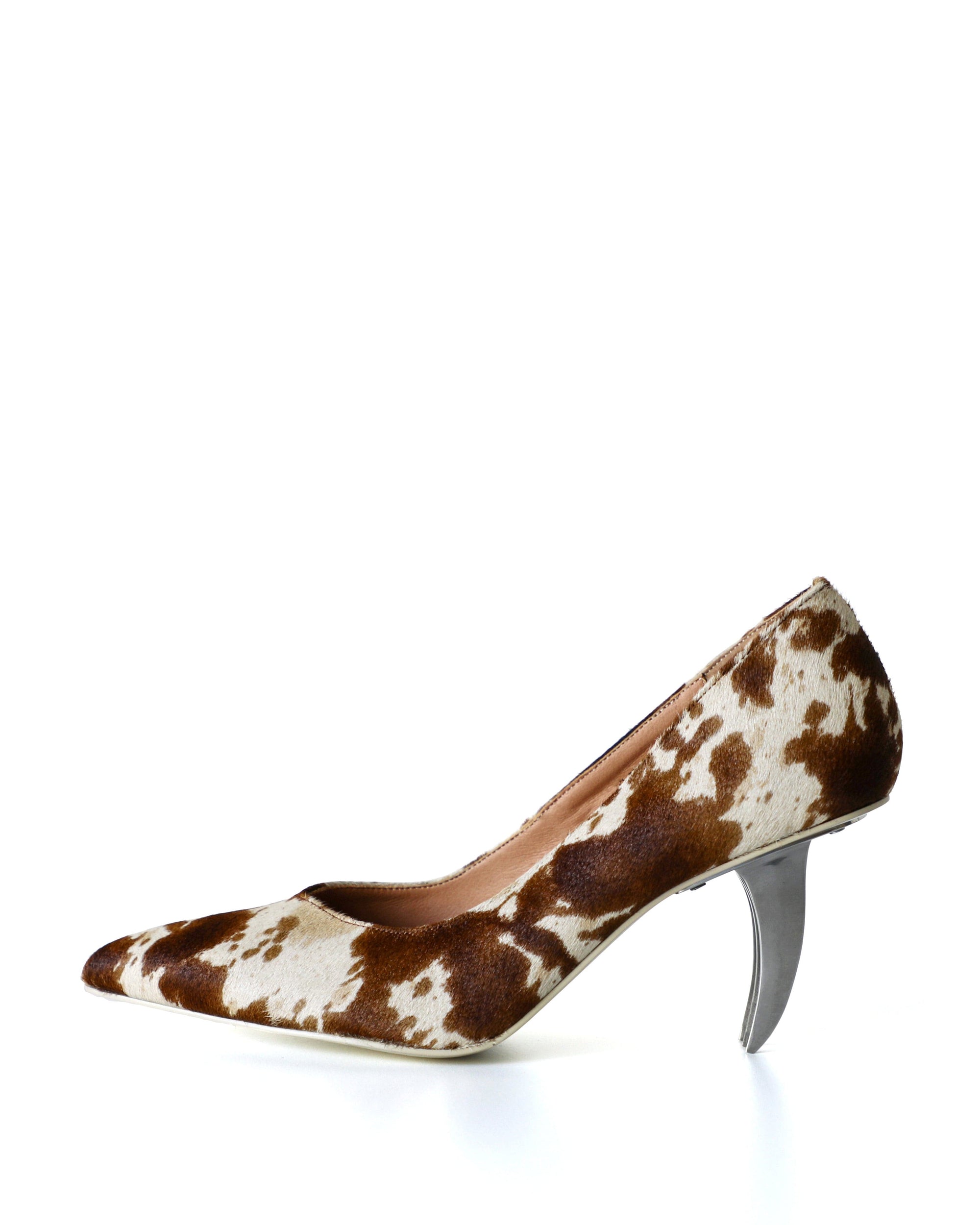 Mottled Brown Blade Heels - RIVERPEACE.CO Women’s High Heels