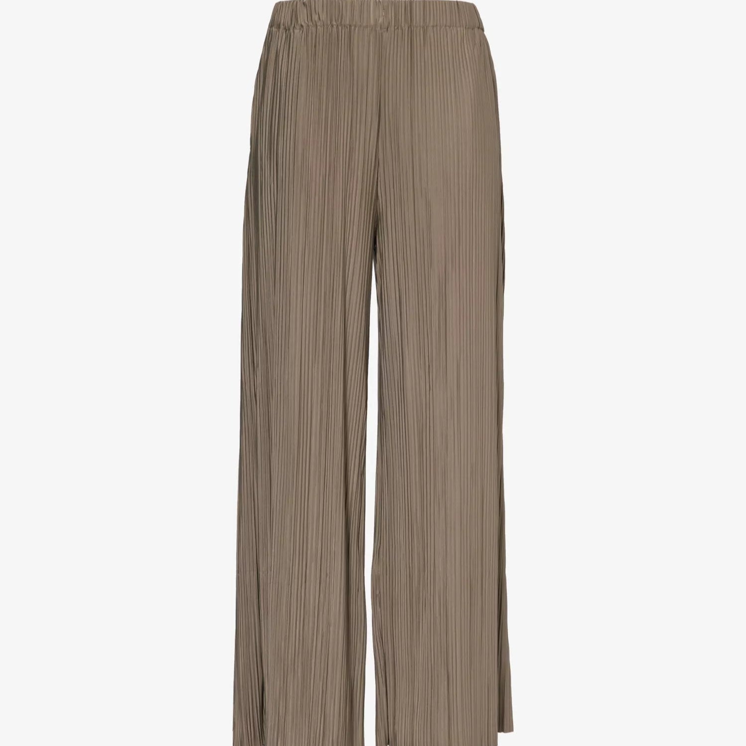 Wide-leg Stretch-polyester Trousers