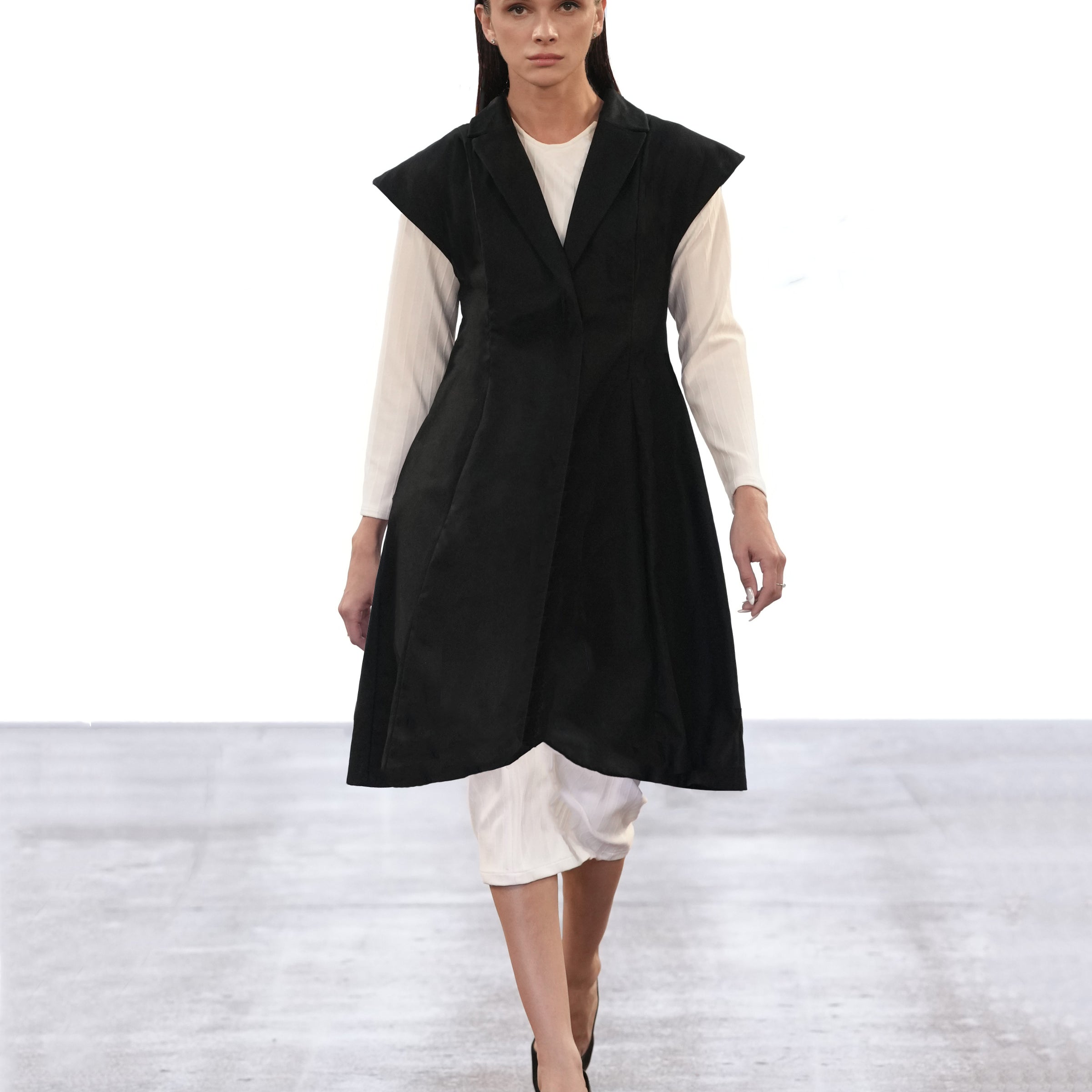 Black Hourglass Coat
