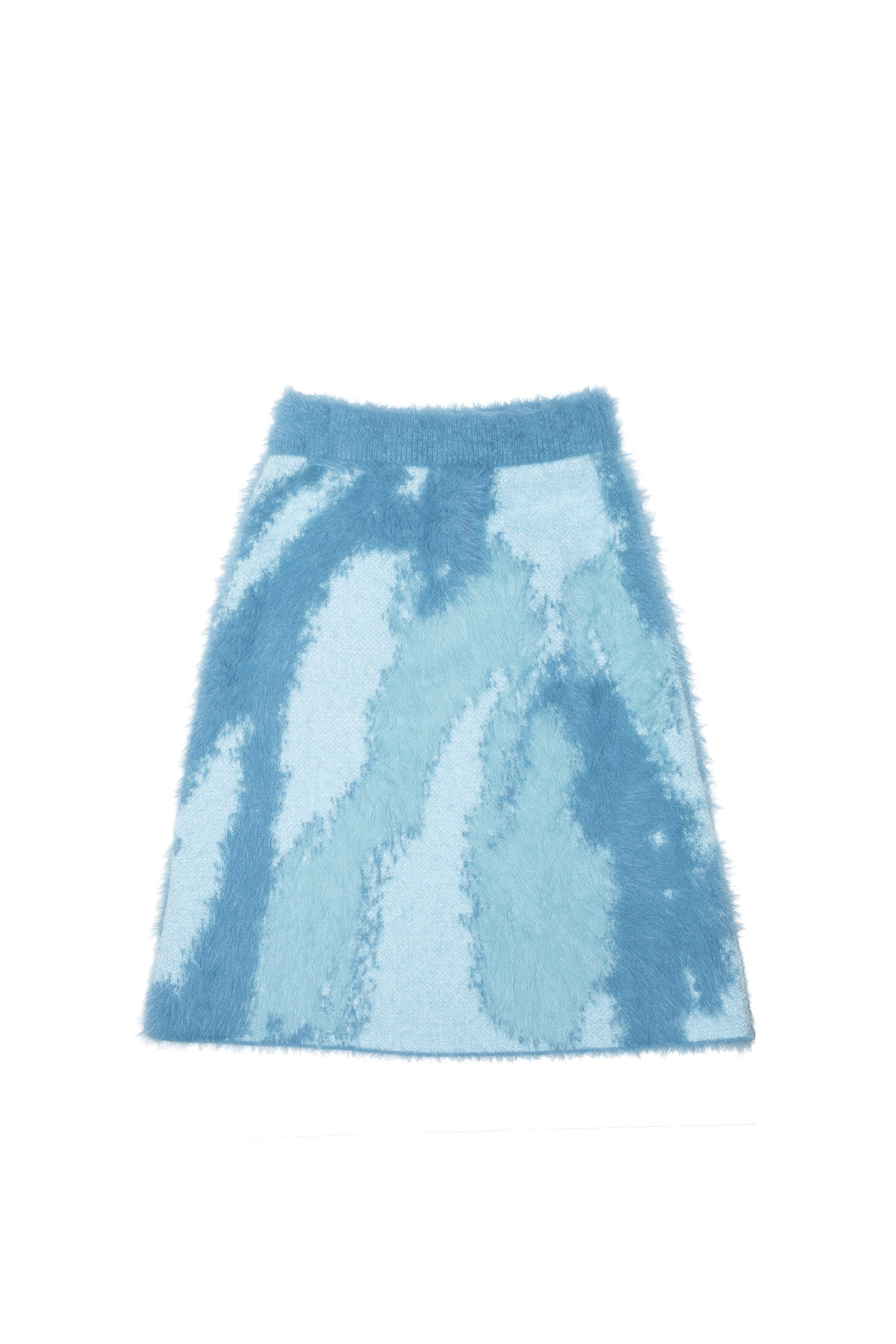 Aqua Drift Textured Skirt