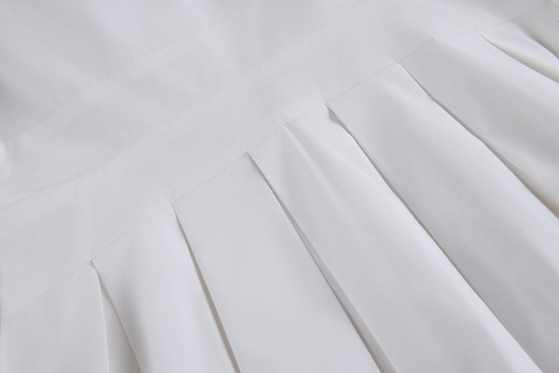 Chemise blanche plissée