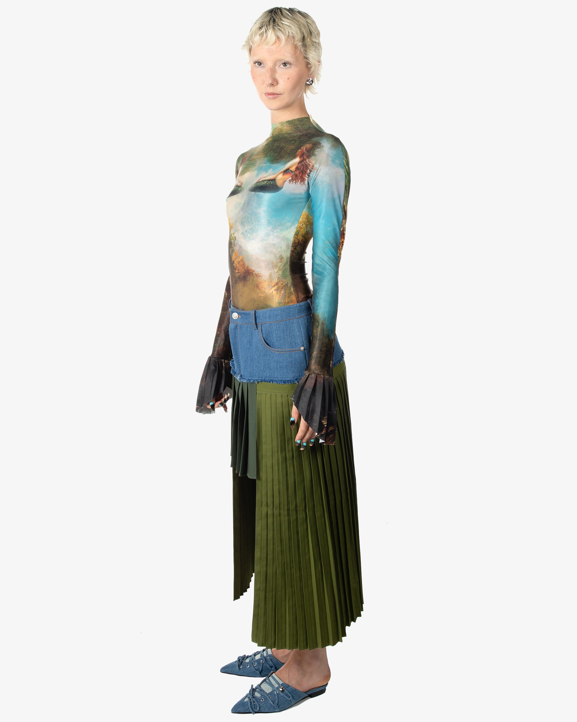 pisces printed top front