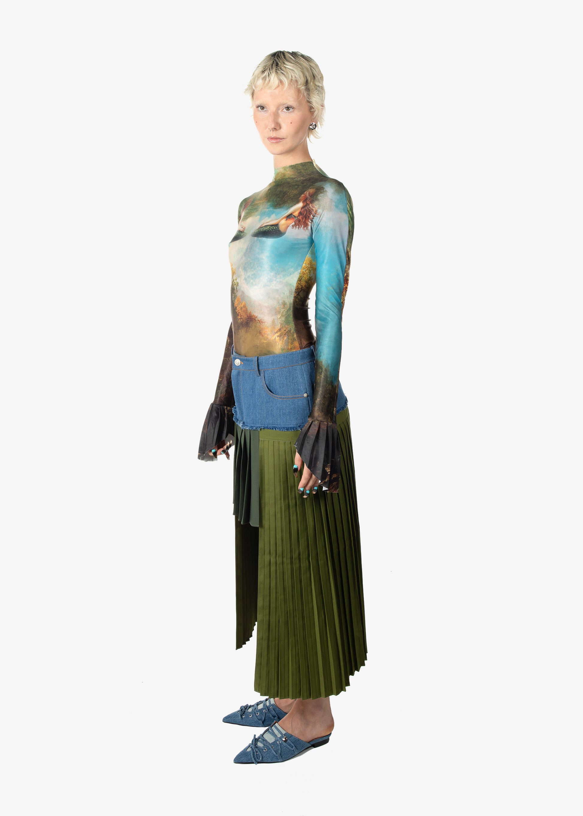pisces printed top front