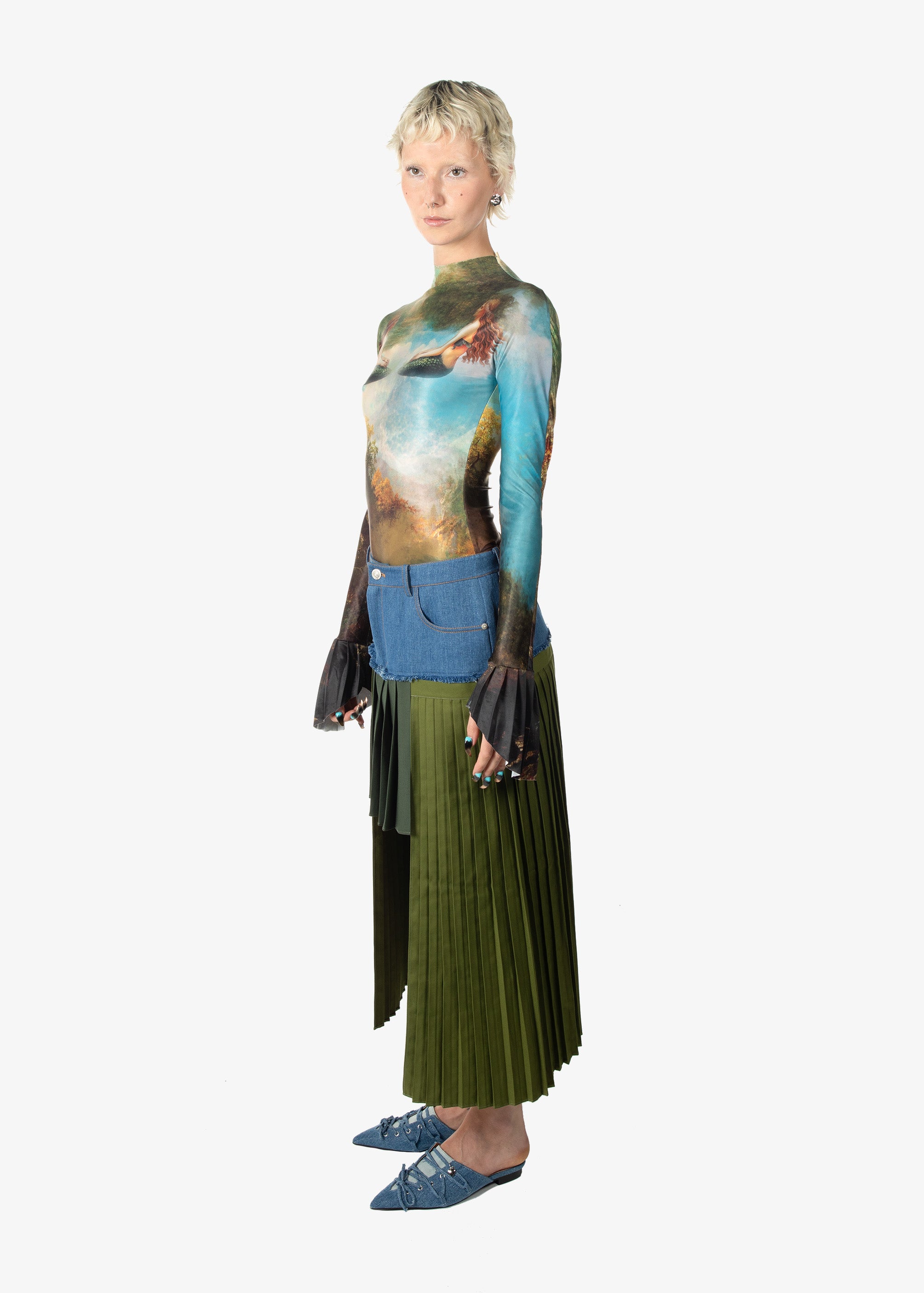pisces printed top front