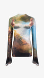 pisces printed top profile