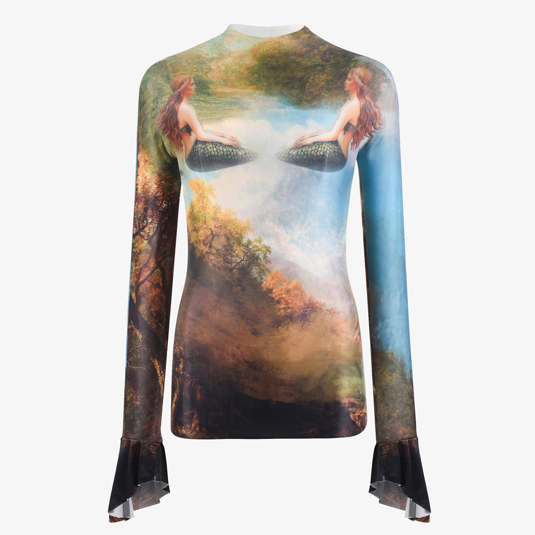 pisces printed top profile