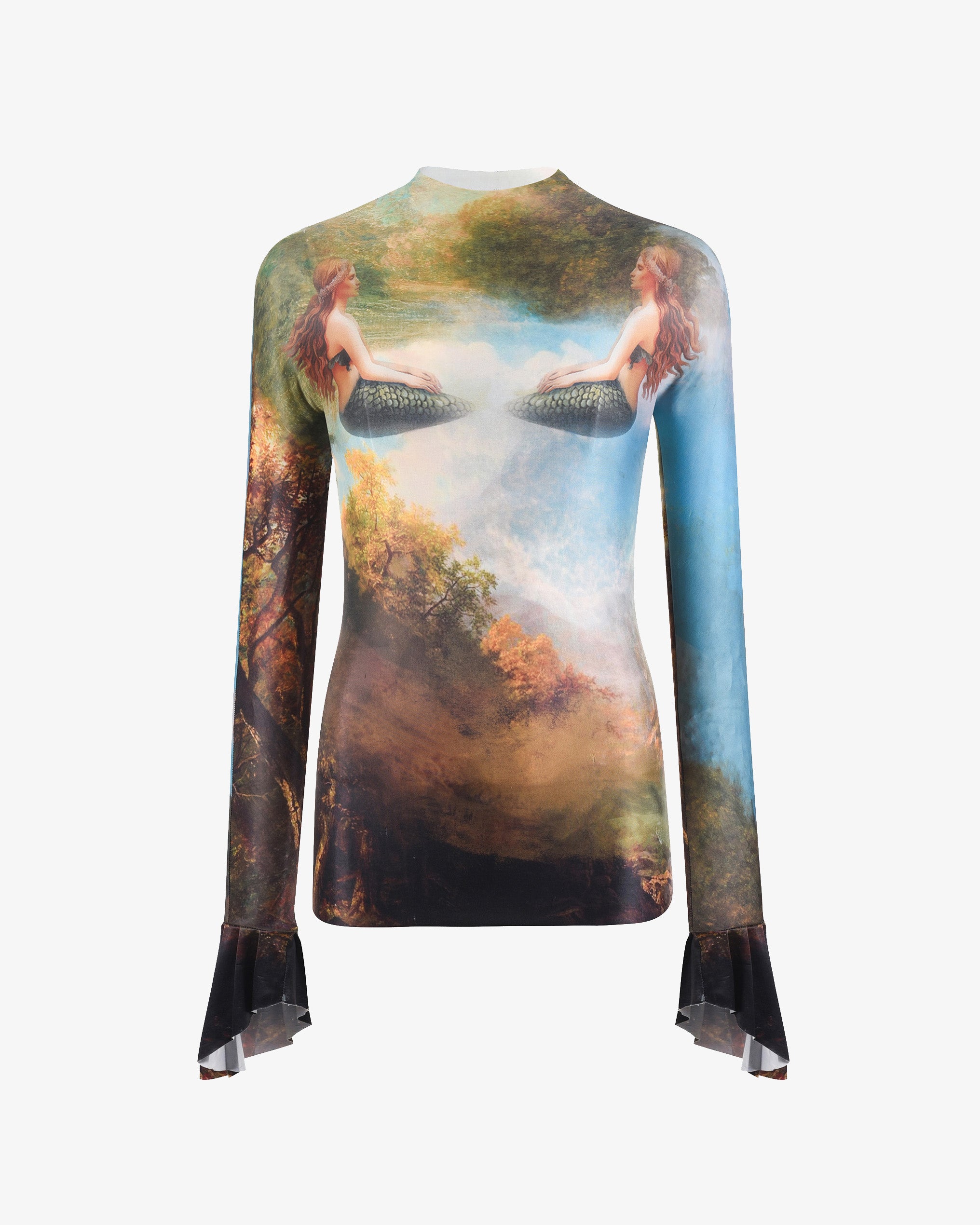 pisces printed top profile