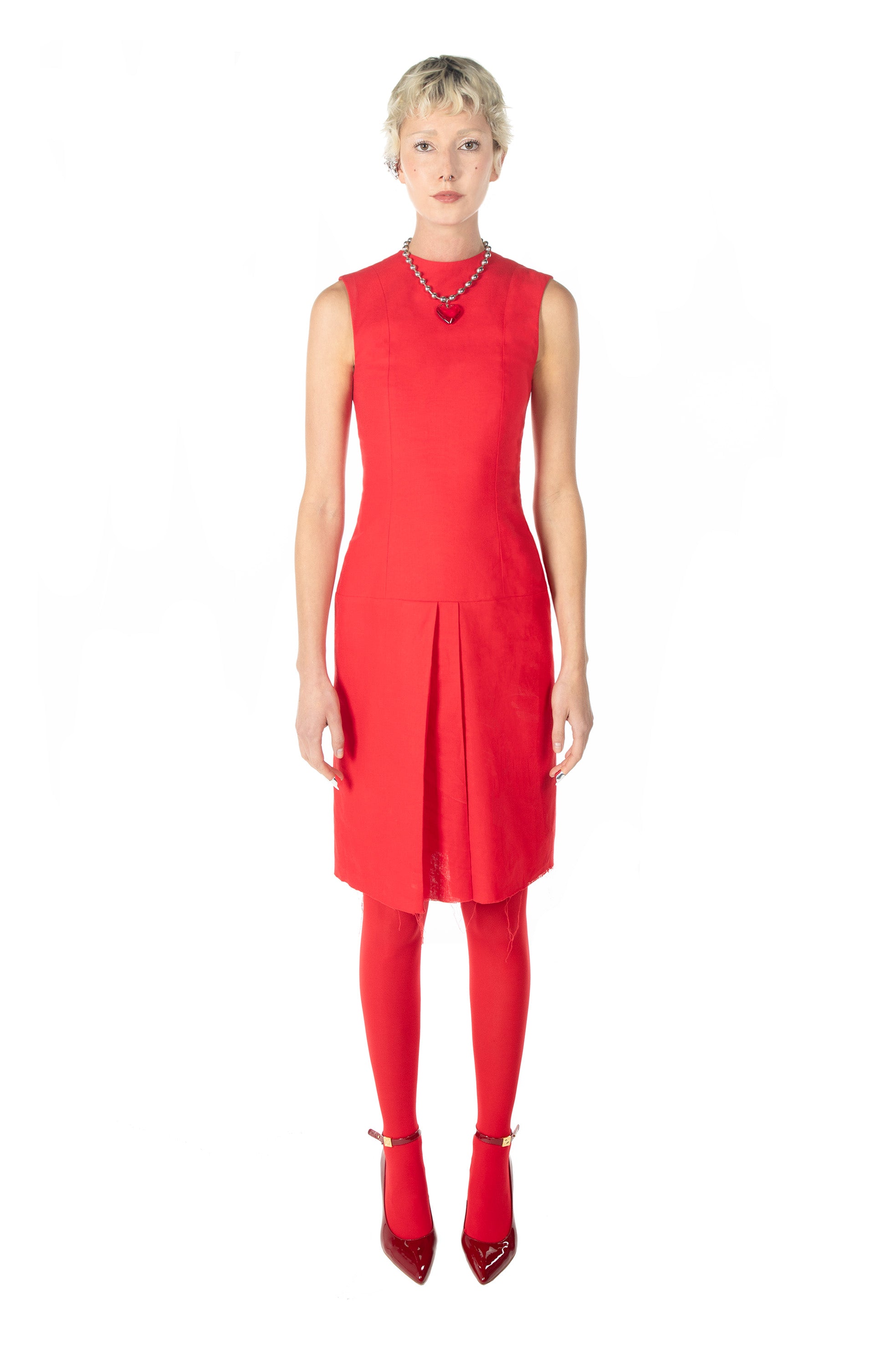 Red Midi Dress from RIVERPEACE.CO