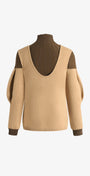 Sculpted knit top profile