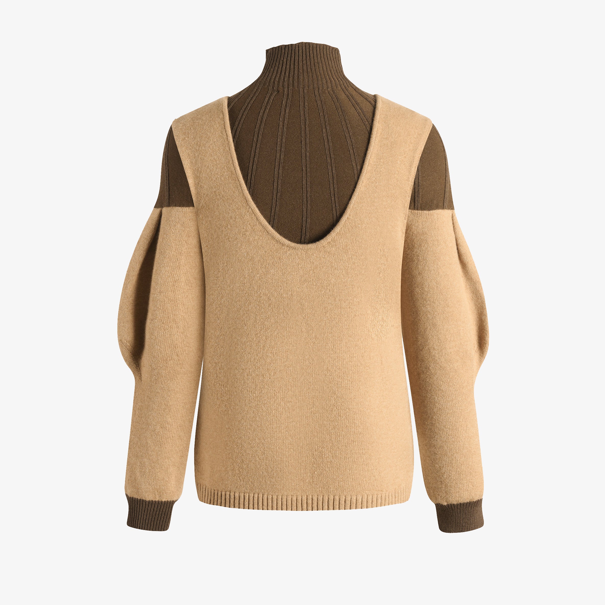 Sculpted knit top profile