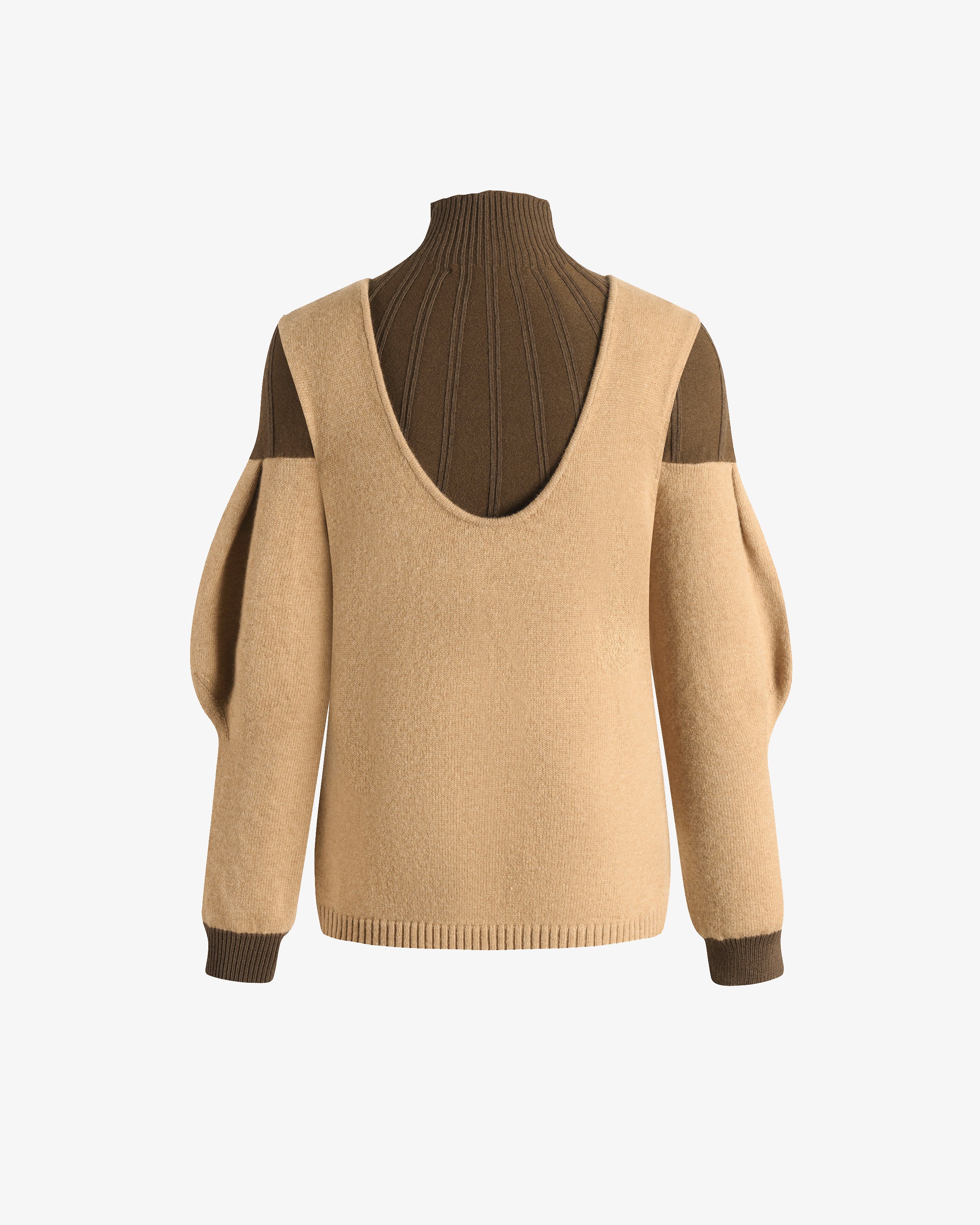 Sculpted knit top profile